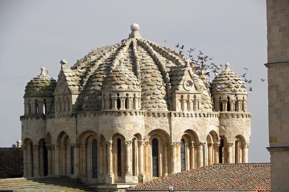 espana zamora catedral cupula
